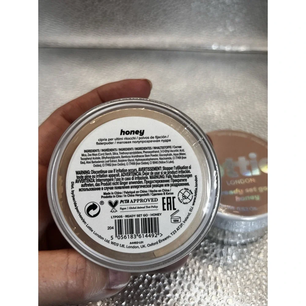 (2) Lottie Ready Set Go Honey Setting Powder 0.52 oz Sealed